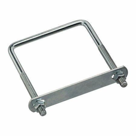 HOMEPAGE 4 x 5 in. Steel Square U-Bolt Zinc Plated HO3301746